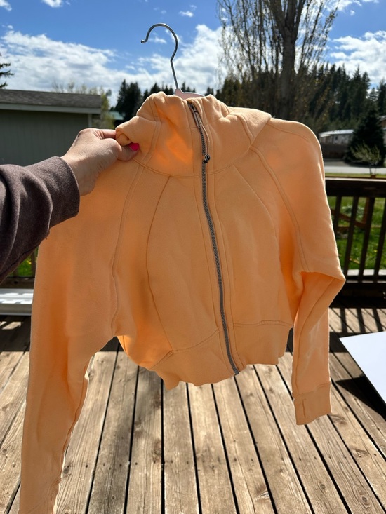 lululemon athletica Jackets & Blazers - Peach coral Lululemon cropped scuba jacket